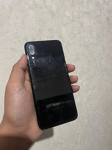 redmi 4a: Redmi, Redmi Note 7, Б/у, 32 ГБ, цвет - Черный, 2 SIM — 2