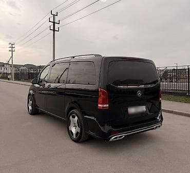 детский гелик: Mercedes-Benz Vito черного цвета, long база, 7/8 мест. - Кузов — 2