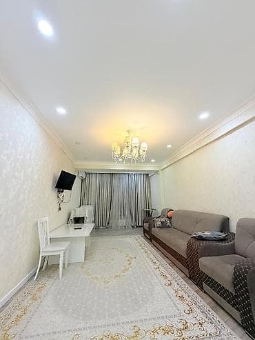 asia palace квартира: 2 комнаты, Душевая кабина, Постельное белье, Кондиционер — 4