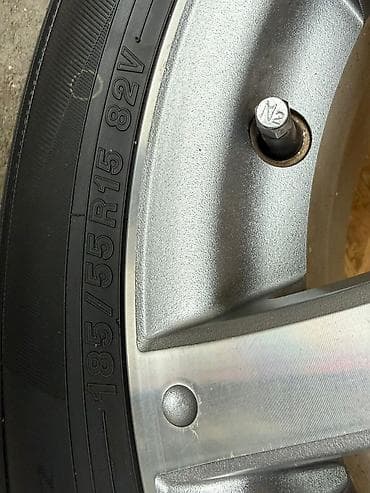 Транспорт: Дөңгөлөктөр монтажда 185 / 55 / R 15, Жай, Колдонулган, Комплект, Жеңил унаалар, Куйма, тешиктери - 4 — 2