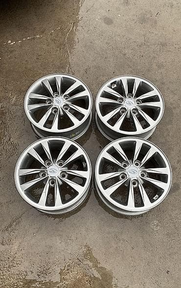 Литые Диски R 15 Hyundai, Комплект, отверстий - 5, Б/у