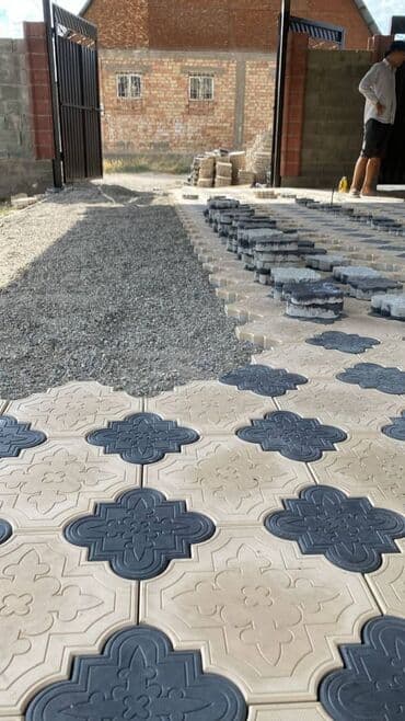 брусчатка бишкек дом брусчатки'' тротуарная плитка бордюры бишкек: Бордюр, Гарантия, Бесплатный выезд, Бесплатная доставка — 24