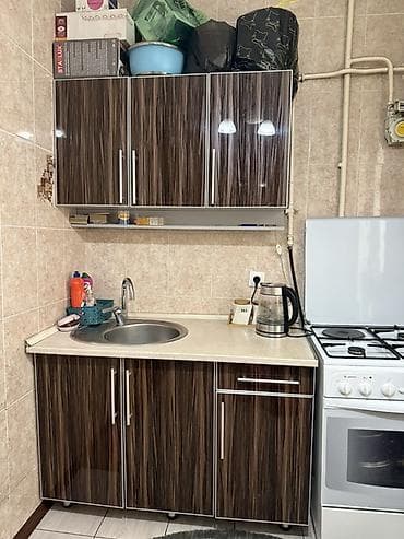 икея икеа ikea: Кухонный гарнитур, Б/у, цвет - Коричневый, Самовывоз — 2