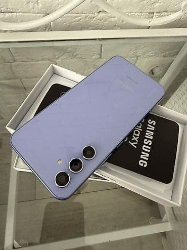 s 20fe: Samsung Galaxy A55 5G, Б/у, 256 ГБ, цвет - Фиолетовый, 2 SIM — 2