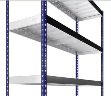 напольные полки: Стеллаж SB 2000х1520х510 (4 яруса с оцинкованным настилом) — 3