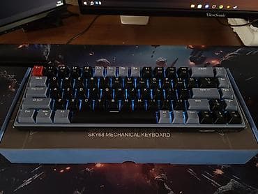 hyperx alloy fps pro: Клавиатура, Механическая, Проводное подключение, Размер: 65% — 1