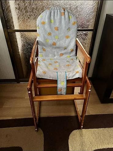 pop it: Детский стульчик для кормления из массива дерева. Конструкция «стол + — 4