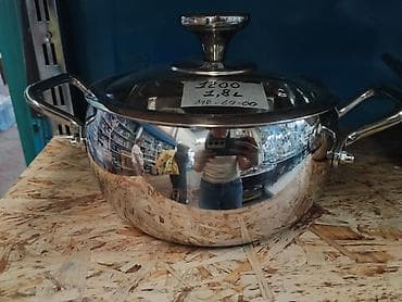 fire maple: Кастрюля из нержавеющей стали с крышкой - Объем: 1,8 л (указано на — 1