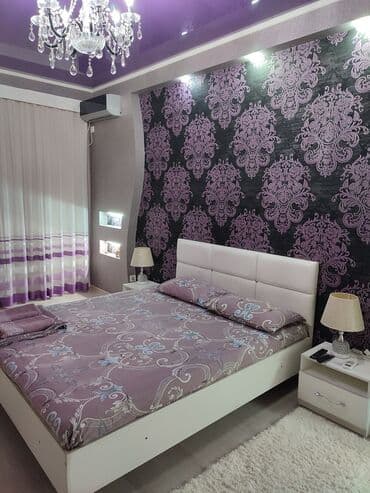 ош квартира суточный: Студия, Душевая кабина, Постельное белье, Кондиционер — 3