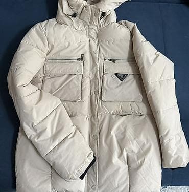 helly hansen: Пуховая зимняя куртка, утеплённая, бежевого цвета. Обновляю гардероб! — 1
