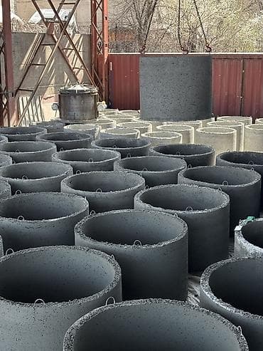 жилеза: Железобетонное (ЖБИ) кольцо для септика Размер: 110 x 95 x 10 см, Платная установка, Оптом — 1