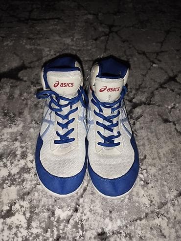 барцовки asics: Мужские кроссовки, 40, Asics, Б/у, цвет - Белый — 2
