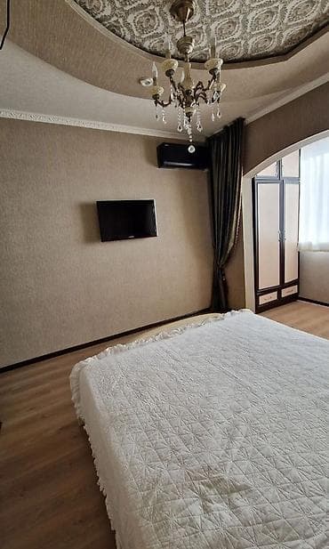 западный ош: 2 комнаты, 78 м², 106 серия, 9 этаж, Евроремонт — 4