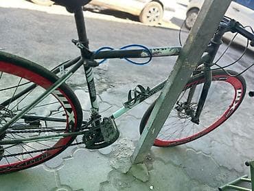 fixed gear: Городской/шоссейный велосипед с дисковыми тормозами - Рама: стальная — 4