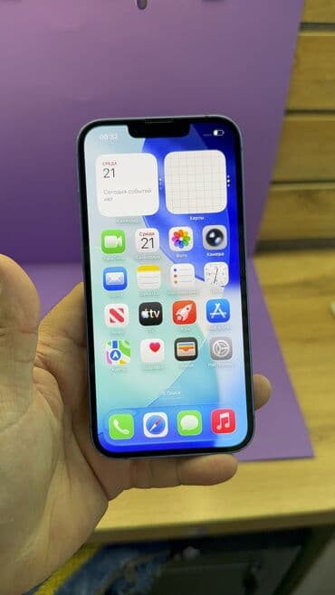 цена 13 про макс бишкек: IPhone 13, Колдонулган, 128 ГБ, 94 % — 8