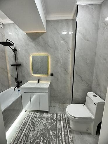 Кыймылсыз мүлк: 1 бөлмө, 48 м², Пишпек Элитка, 4 кабат, Евро оңдоо — 4