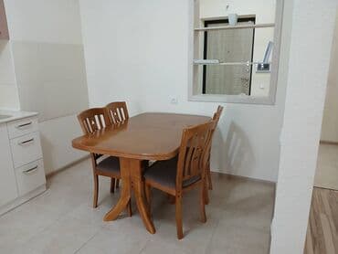 квартира на долгий срок ак орго: 2 комнаты, Собственник, С мебелью полностью — 4