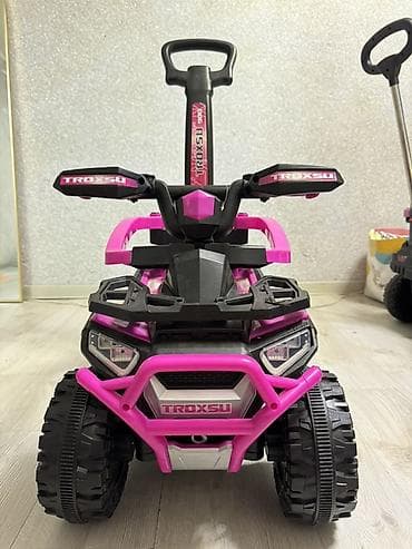 детские машинки толокары: Детский квадроцикл-каталка TROXSU (розово‑черный) Подарили на тушоо — 2