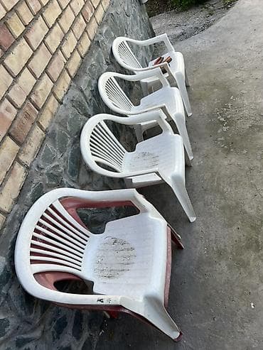 кухонный стол стульями: Комплект садовой мебели, Пластик — 2