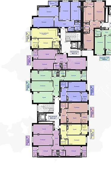 rent flat: 3 комнаты, 89 м², Элитка, 2 этаж — 1