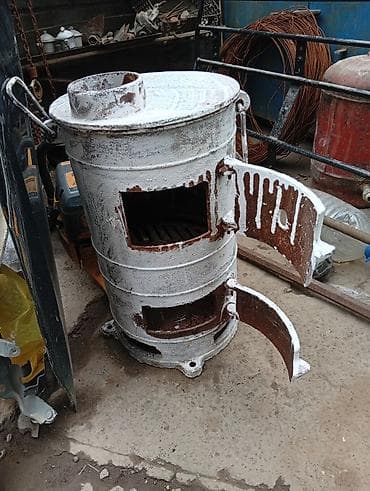 печка буржуйка: Металлическая печь-буржуйка для отопления и приготовления пищи — 1