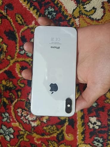 Техника жана электроника: Смартфон Apple iPhone (серия X/XS) в белом цвете. Основные — 3