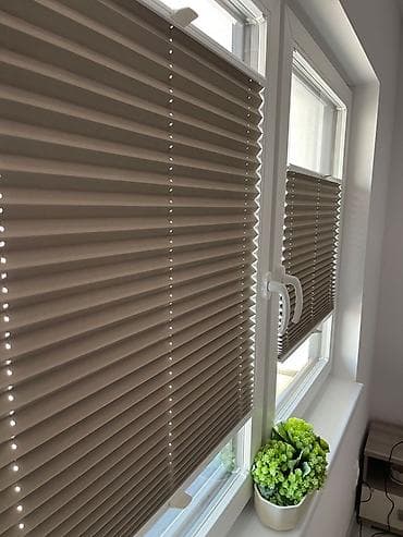 полиэтиленовая плёнка: Плиссированные жалюзи на пластиковые окна - Тип: плиссе, монтаж на — 1