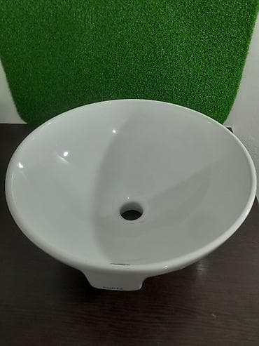 deco mesh: Раковина для ванной, Особенности: Глянцевое, Круглая форма, Материал: Керамика — 5