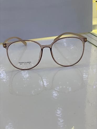 корейские очки: Оправа для очков, дизайн Корея - Форма: округлая (классическая — 1
