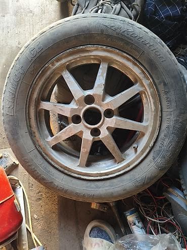 зимние шины 185 65 14: Колеса в сборе 185 / 65 / R 14, Зима, Запаска, Литые, отверстий - 4 — 1