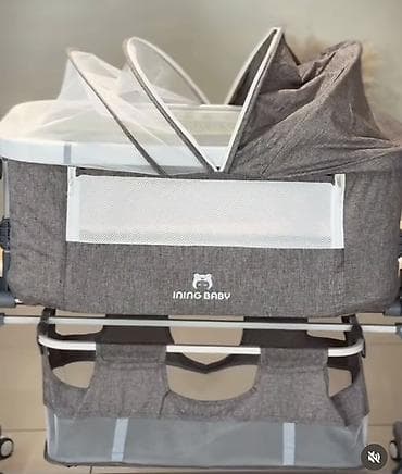 Детская мебель: Детская прикроватная кроватка-колыбель INING BABY - Универсальная — 4