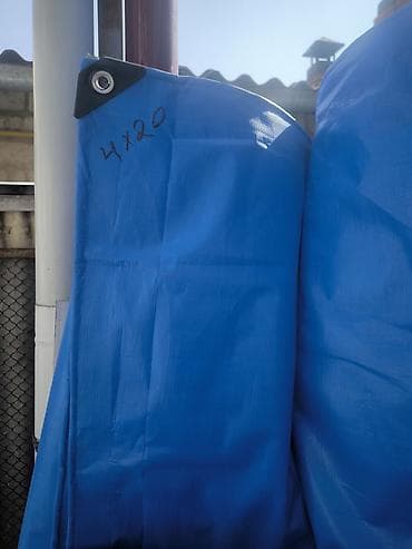 тент ткань: Ткань палаточная/брезентовая, хаки - Тип: плотная техническая ткань — 9