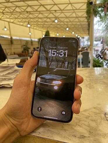 iphone 13 max: IPhone 12 Pro, Б/у, 128 ГБ, Золотой, Чехол, Кабель, Коробка, 77 % — 4
