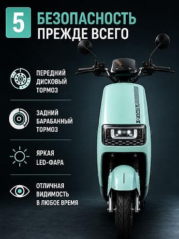 скутеры ямаха: 100 куб. см, Электро, Новый, В рассрочку — 5