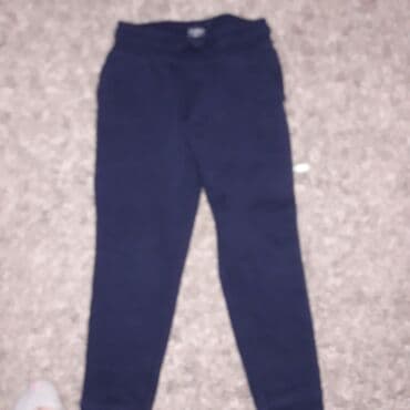 детские спортивные костюмы с начесом: Комплект, цвет - Синий, Б/у — 3