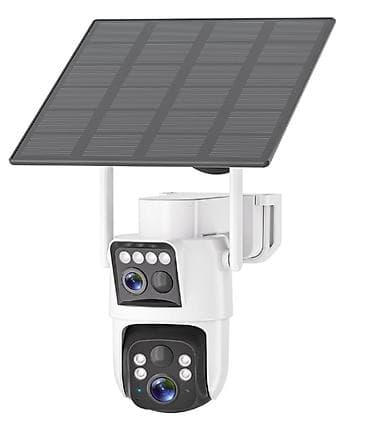 Видеокамеры: Камера 2 линзовая с солнеч-й панелью 4G "UBOX" (TZ5-WA2230EU) — 1