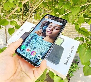 galaxy a12: Samsung Galaxy A56 5G, Б/у, 256 ГБ, цвет - Черный, 1 SIM, 2 SIM, eSIM — 5