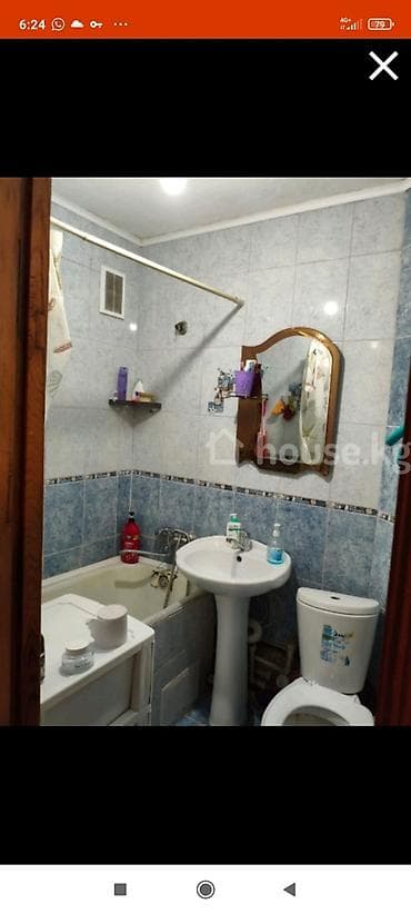 2 комнаты, 46 м², ул. Ахунбаева / Малдыбаева 104 серия, 4 этаж, Косметический ремонт — 5