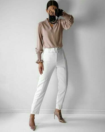 прокат мужских костюмов [возьми на прокат] бишкек фото: Распродаем остатки товара с Европы нежная блуза в модном цвете пудра — 1