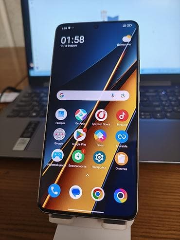poco x5 256: Poco X6 Pro 5G, Б/у, 512 ГБ, цвет - Серебристый — 1