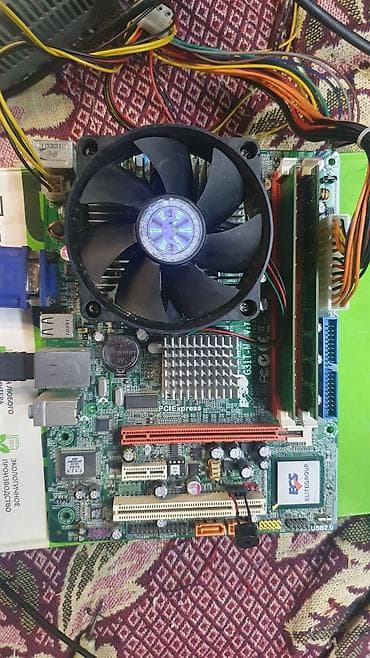 Настольные ПК и комплектующие: Материнская плата для ПК, Б/у, LGA775, Micro-ATX — 2