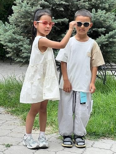 Платья: Детское платье, цвет - Розовый, Новый — 4
