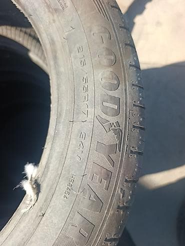 good year: Шины 215 / 55 / R 17, Лето, Б/у, Комплект, Легковые, GoodYear — 2