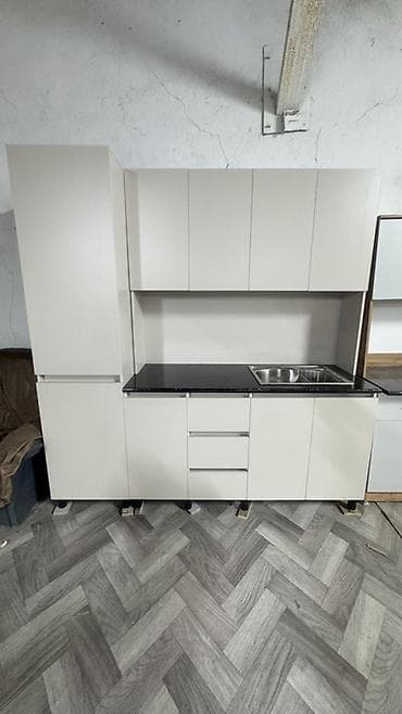 Кухонный гарнитур, Новый, цвет - Белый, Бесплатная доставка