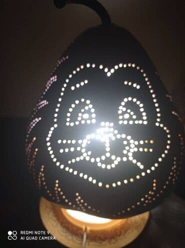 синий лампа: Светильник ночник ручная работа экологически чистыйоригинальные лампы — 8