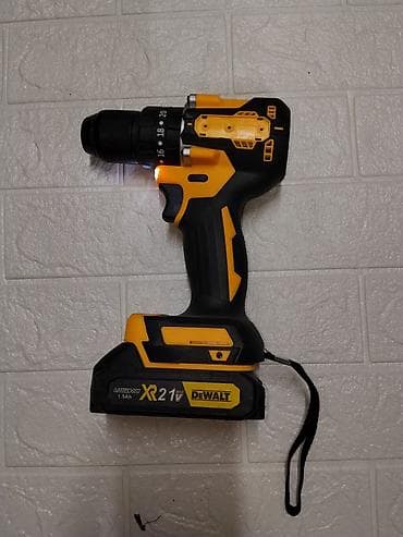 dewalt: Аккумуляторная дрель‑шуруповерт DeWalt XR 21V (Li‑ion 1.5 Ah) - — 1