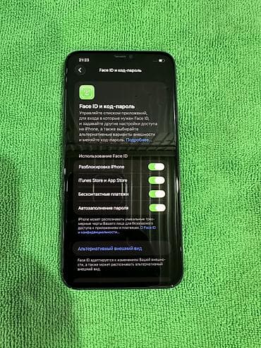 iphon 14: IPhone 11 Pro Max, Б/у, 64 ГБ, Alpine Green, Чехол, Кабель, 72 % — 5