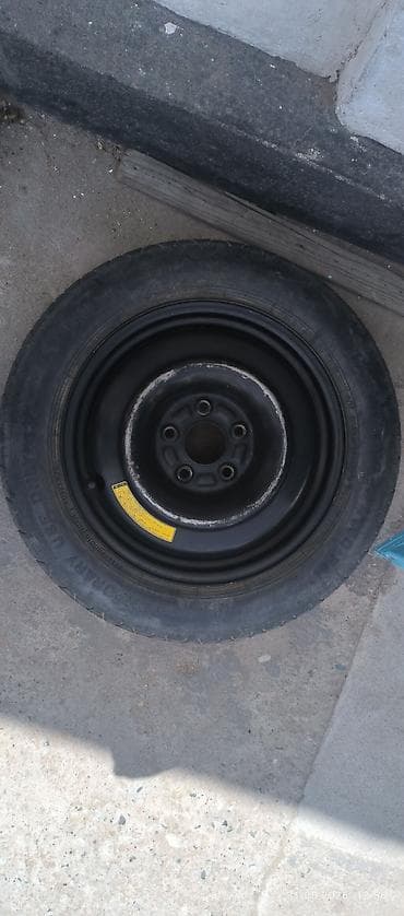 Колеса в сборе 135 / >80 / R 16, Запаска, Железные, отверстий - 5