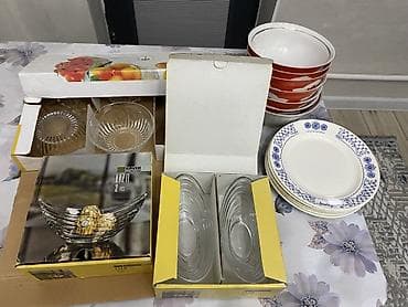 dinner table: Набор посуды для сервировки стола: Отдам все эти посуды за 2000с - — 2
