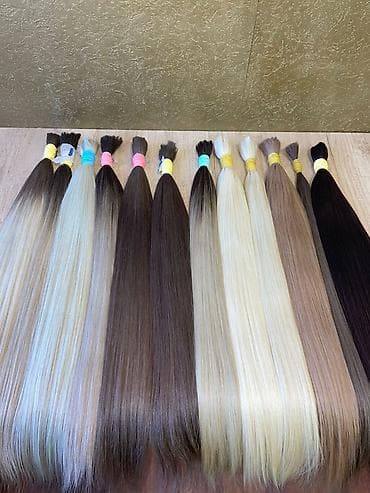 украшения для волос: Прямой премиум волос ! Длина 65 70 см !! Цена 23000 сом за 100 грамм — 1
